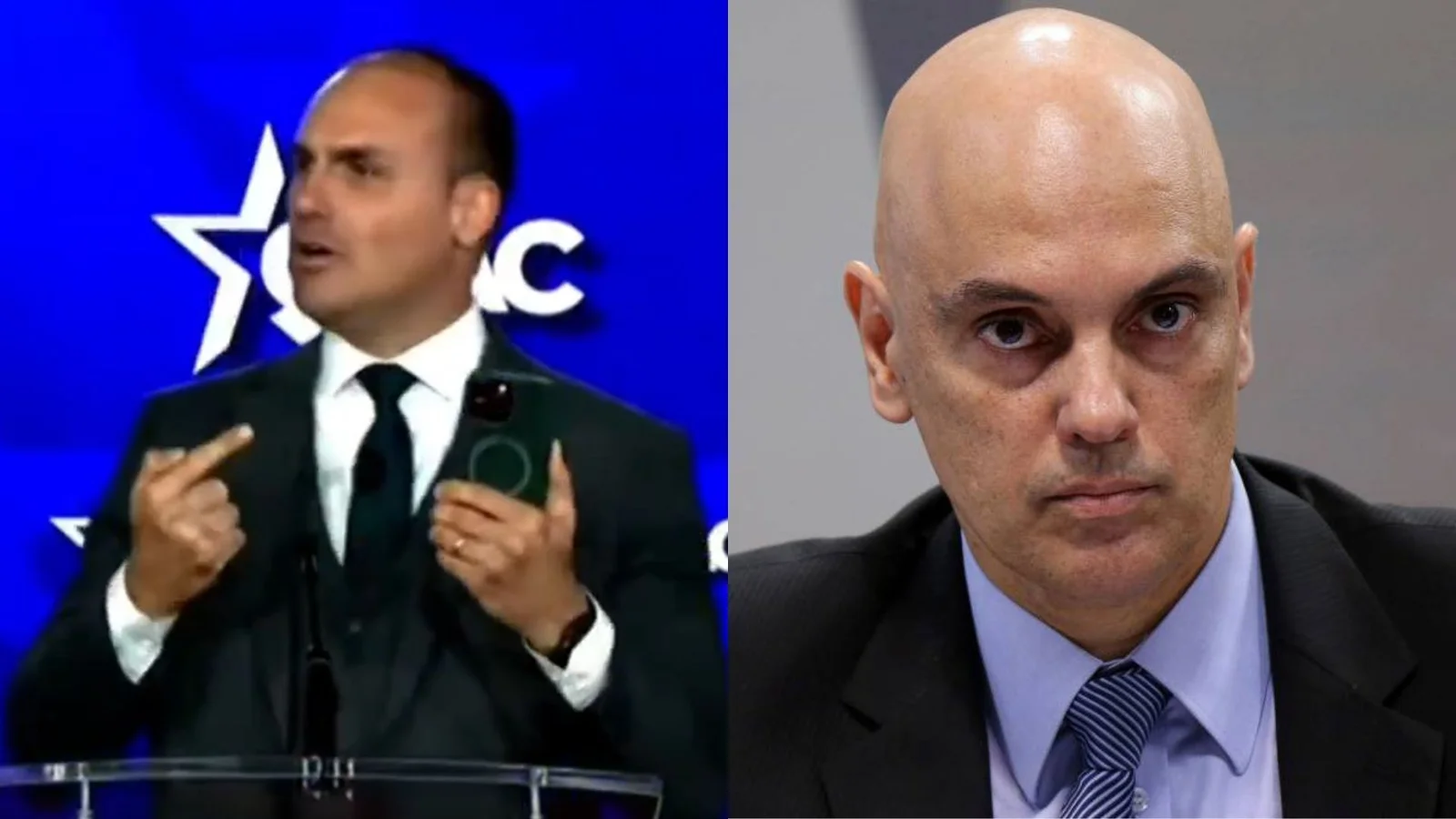 Acusado de articular sanções contra ministros, Eduardo Bolsonaro é julgado hoje no STF