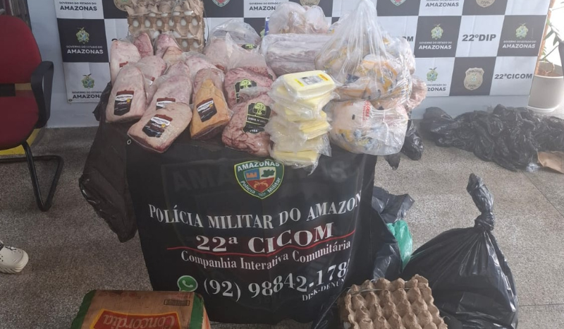 Presas funcionárias por furtar 14 peças de picanha e outros alimentos em Manaus