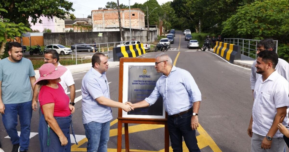 Governador inaugura primeira ponte do Programa Estadual de Pontes Urbanas