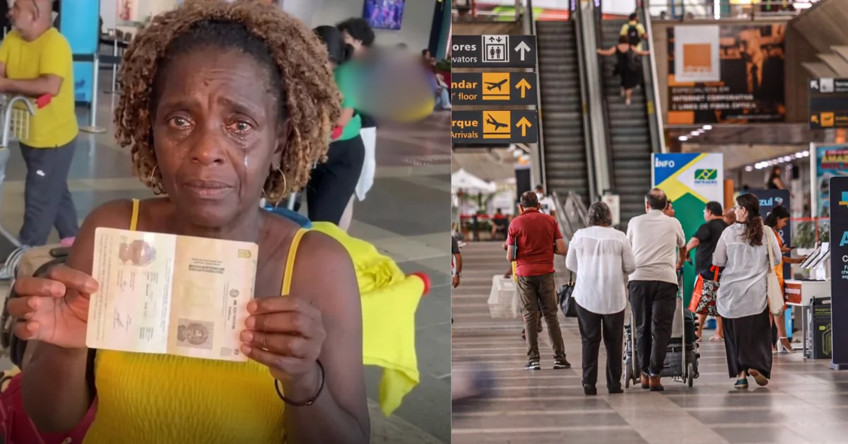 mulher que viveu seis meses no aeroporto de Belém consegue passaporte e nova passagem