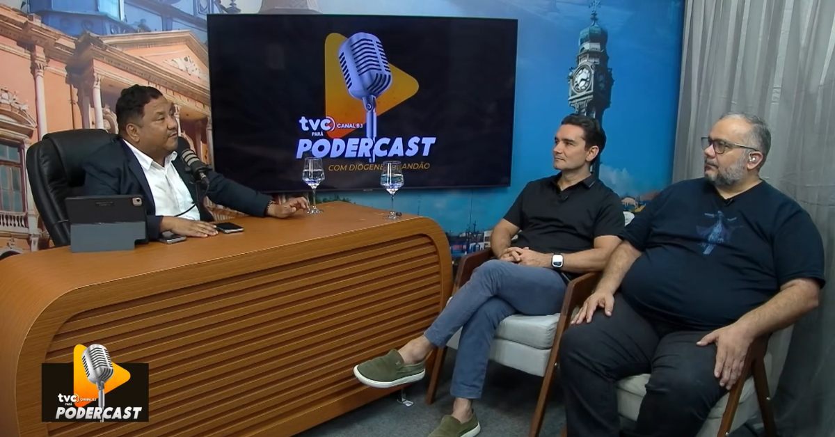 PoderCast reestreia com entrevista exclusiva de Celso Sabino sobre Senado e cenário político do Pará