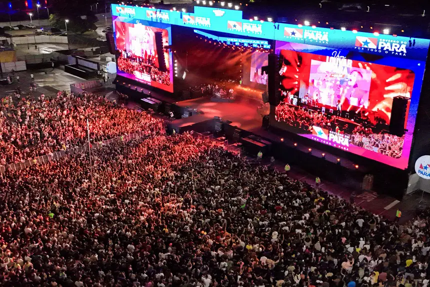 Mais de 80 mil pessoas lotam Mangueirão na abertura do Festival Vem Louvar Pará 2026