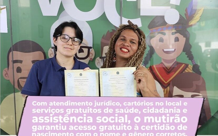 Cartórios participam de mutirão de retificação de nome e gênero no Acre