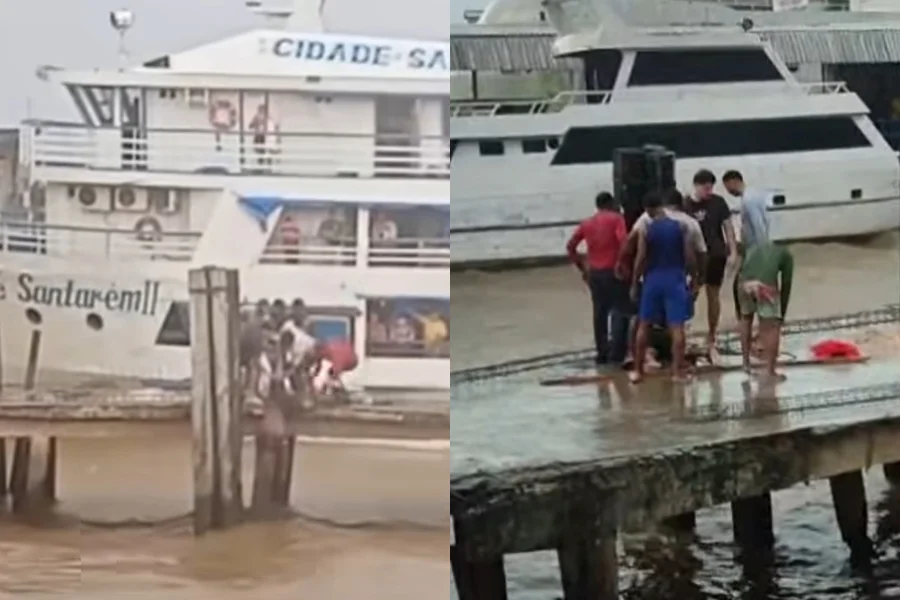 Vídeo: Homem morre eletrocutado em porto hidroviário em Belém