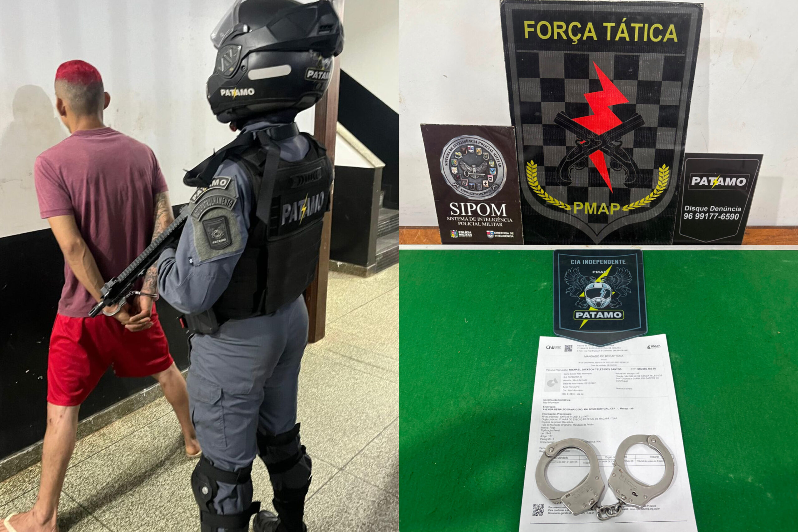 Patamo captura foragido da Justiça – Diário do Amapá
