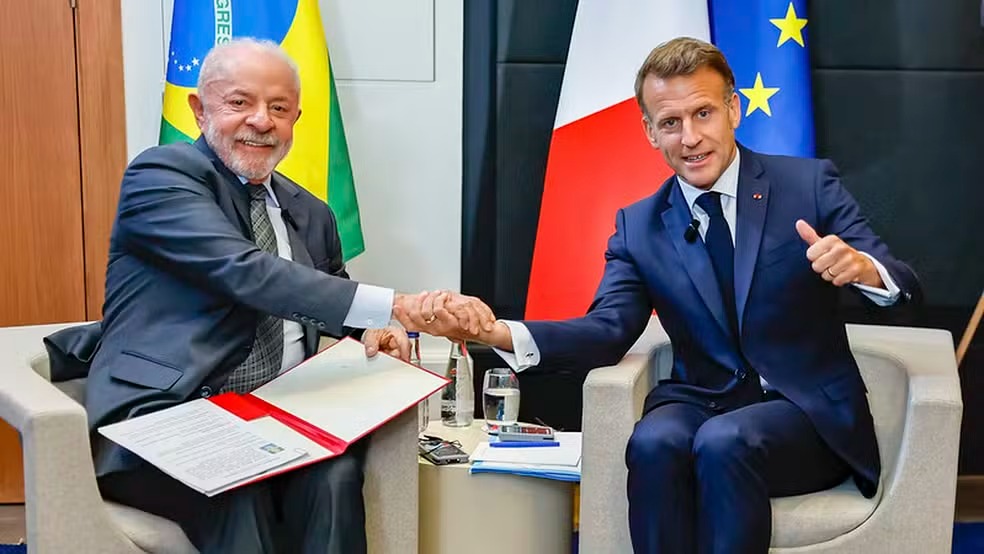Lula se reúne com presidentes da França e da Suíça durante agenda do G7