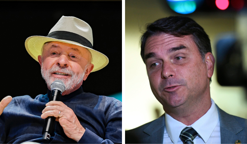 Lula lidera contra Flávio Bolsonaro em eventual 2º turno, aponta pesquisa