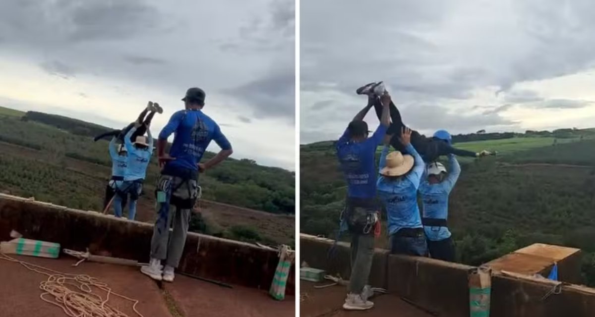 Mulher morre após salto sem corda em atividade de rope jump