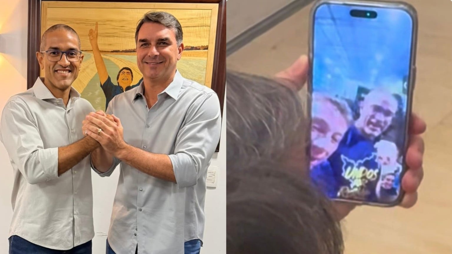 Flávio Bolsonaro parabeniza Arthur Henrique; proclamação de resultado da eleição suplementar foi adiada
