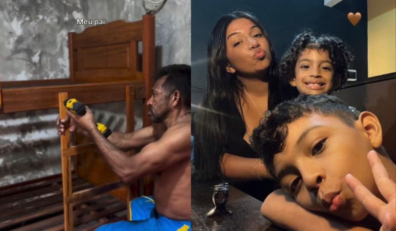 pai reforma a própria casa para acolher filha e netos após separação