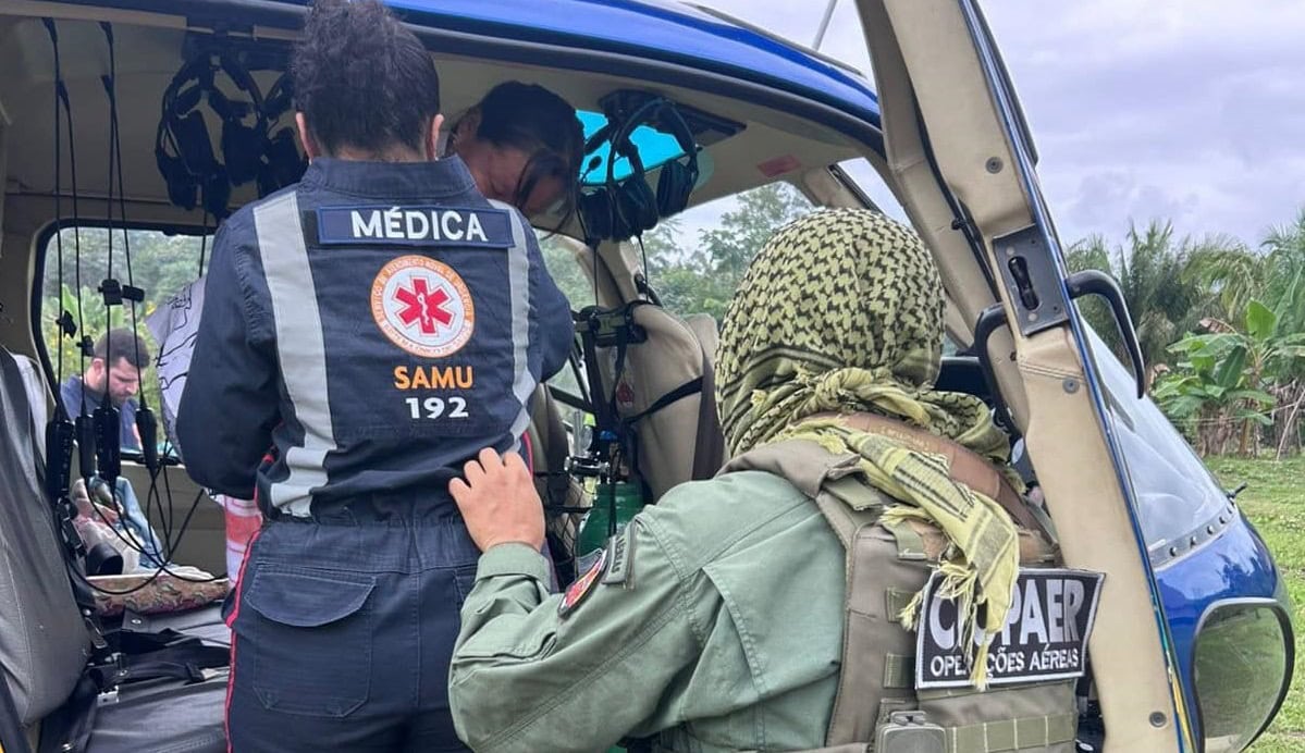 Bebê de 3 meses é transferida de aldeia indígena no Acre após complicações respiratórias