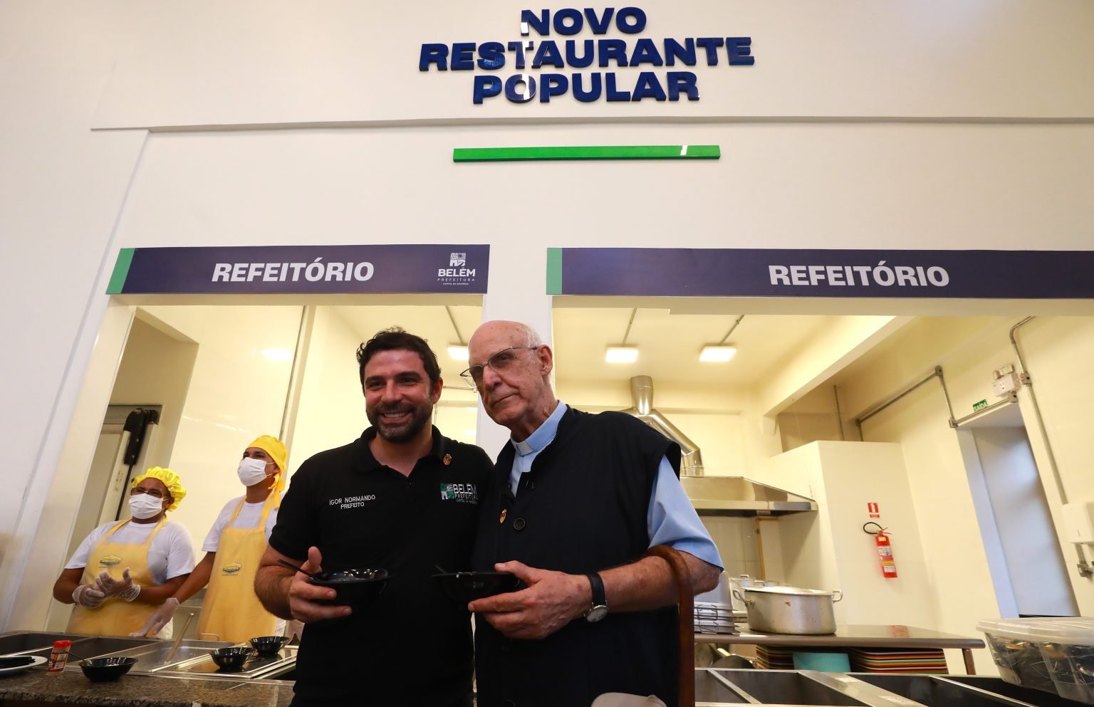 Padre Júlio Lancellotti visita rede de acolhimento da Prefeitura de Belém e destaca ações voltadas à população vulnerável