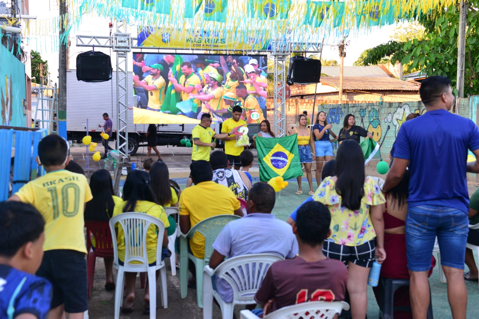 Telões serão instalados em Boa Vista e municípios do interior para transmissão de Brasil x Haiti