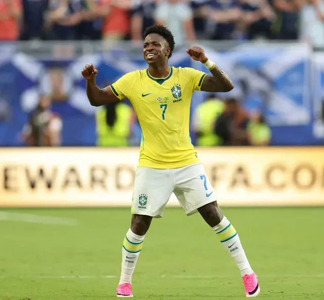 Vini Jr. repete marca que acompanhou todas as conquistas do Brasil em Copas Mundo