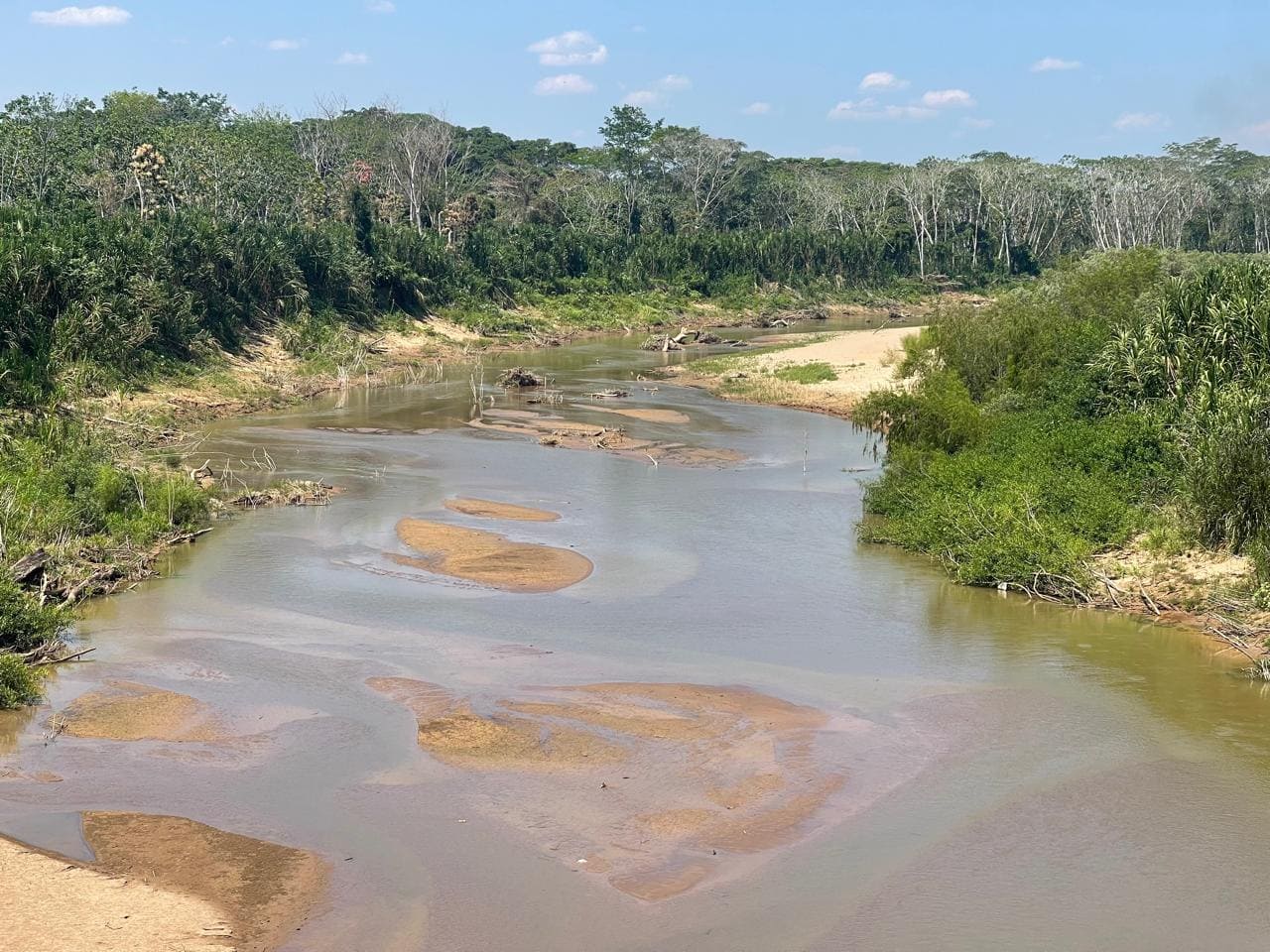 Rio Acre acentua ritmo de vazante e atinge 3,13 metros na capital neste sábado
