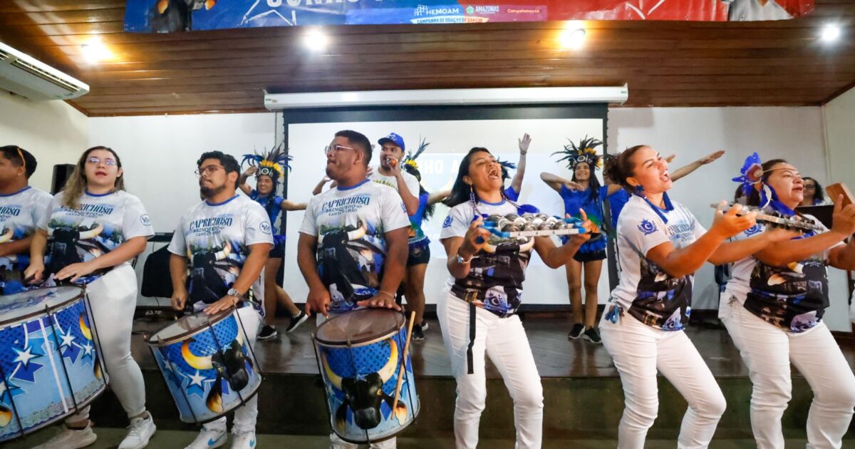 Hemoam abre campanha de doação de sangue com apoio dos bois de Parintins
