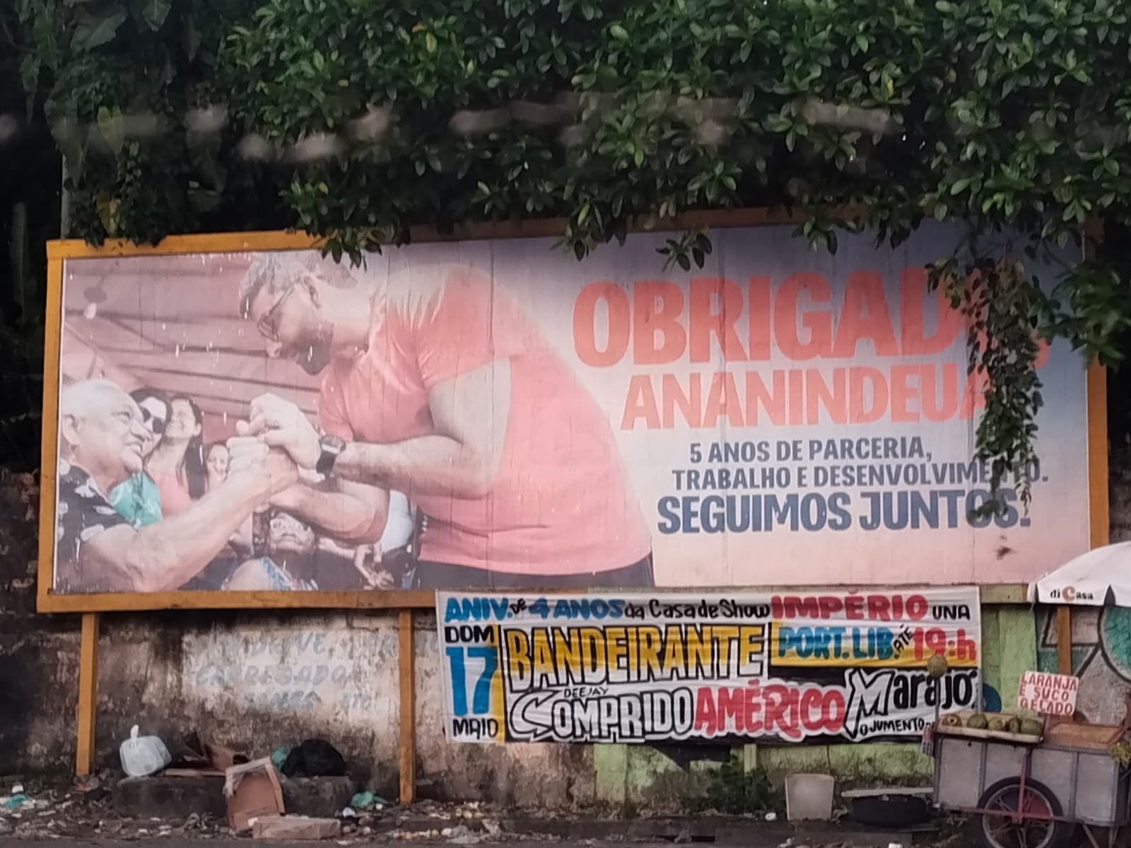 Outdoors espalhados pelo Pará colocam pré-campanha no limite da lei