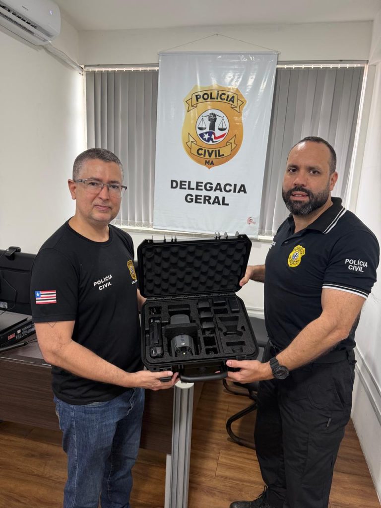 Polícia Civil reforça combate ao crime com entrega de drones para delegacias do interior do Maranhão