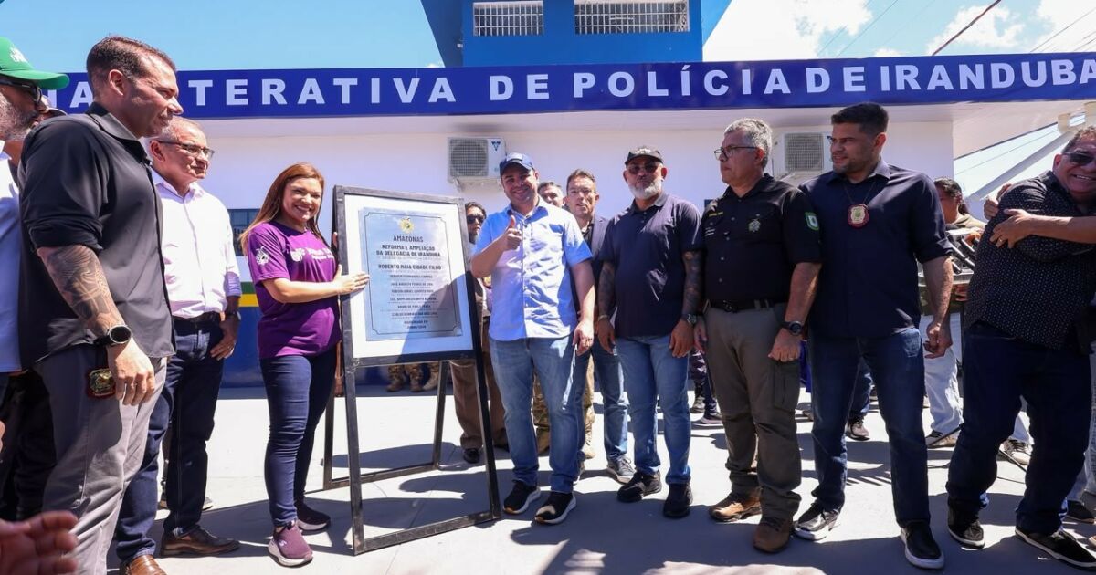 Governador inaugura delegacia revitalizada e ampliada em Iranduba