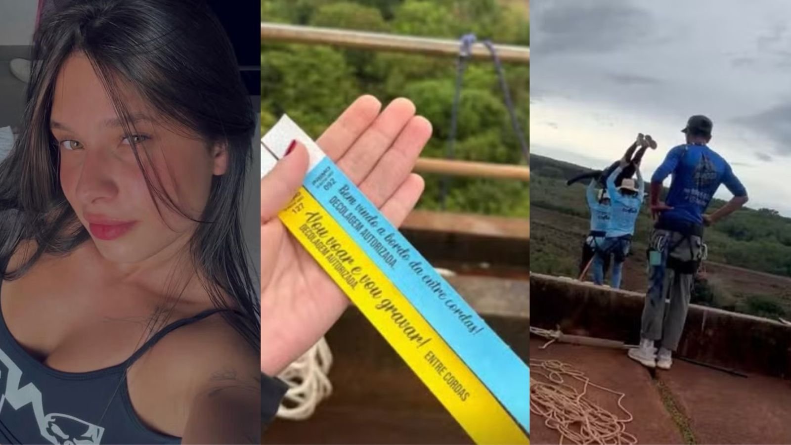 “Quem foi o doido que deixou pular?”; veja as últimas publicações de jovem que morreu após salto de rope jump