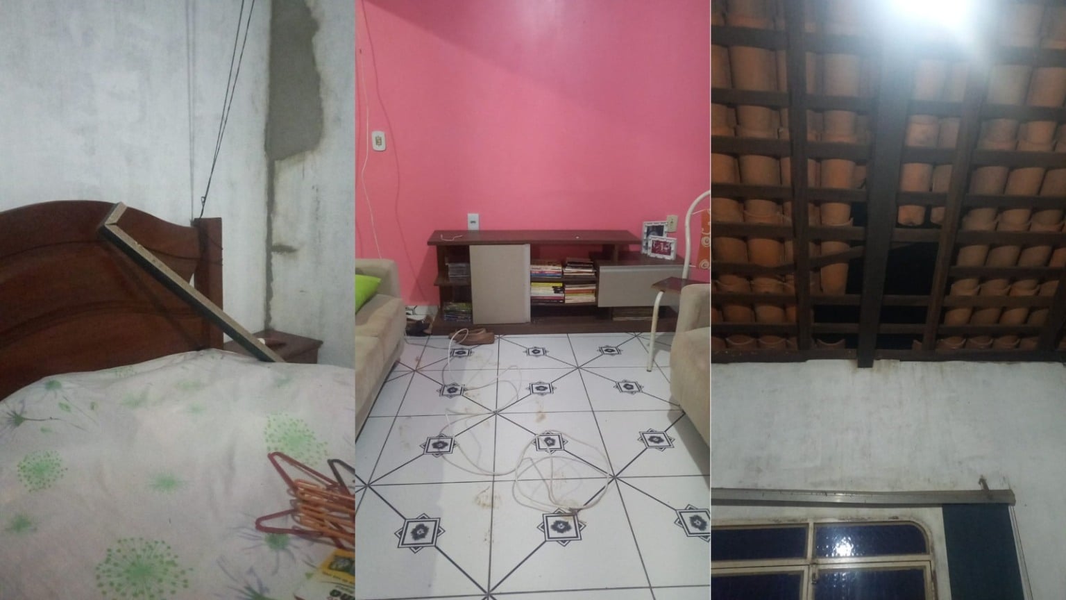 Casa é invadida e criminosos levam TV, relógios, botijão de gás e alimentos no Jardim Caranã