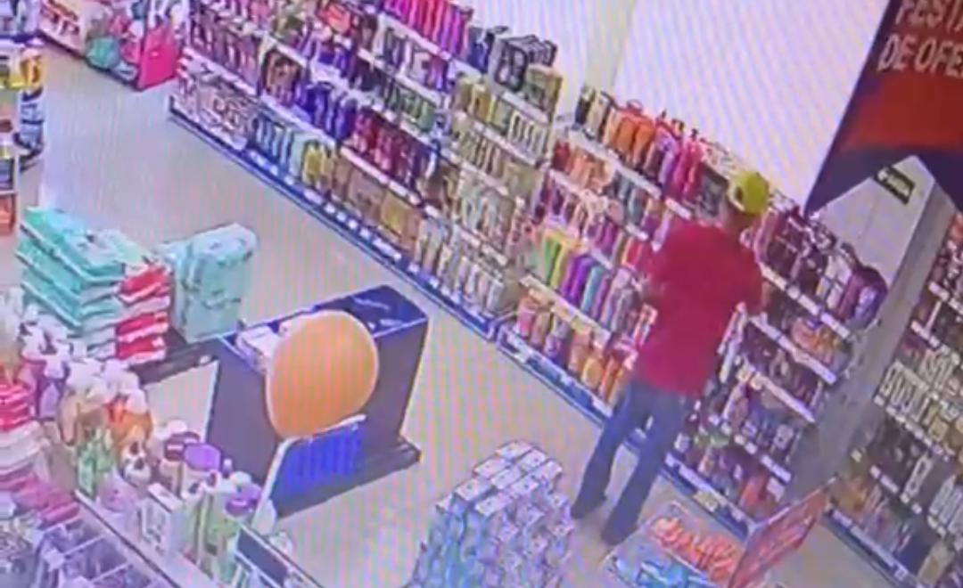 Pinheiro: câmeras flagram furto e suspeito é preso