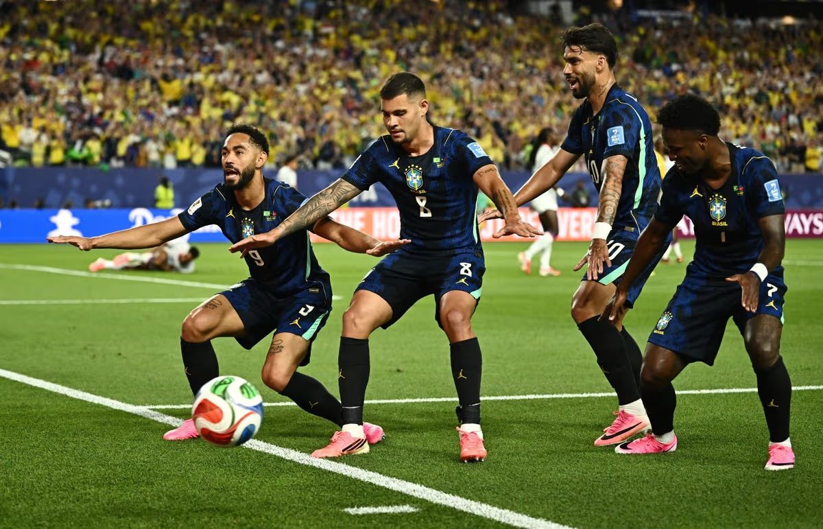 Brasil vence o Haiti, assume a liderança do grupo e fica perto da segunda fase da Copa do Mundo