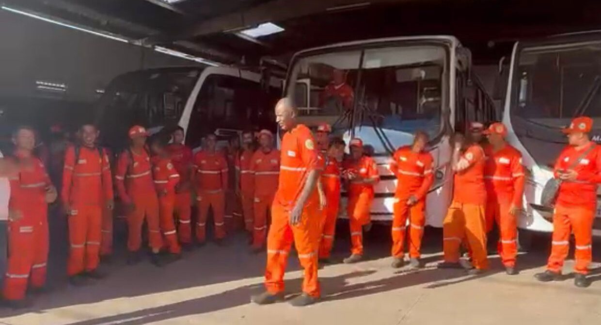 Agentes de limpeza paralisam atividades nesta segunda-feira