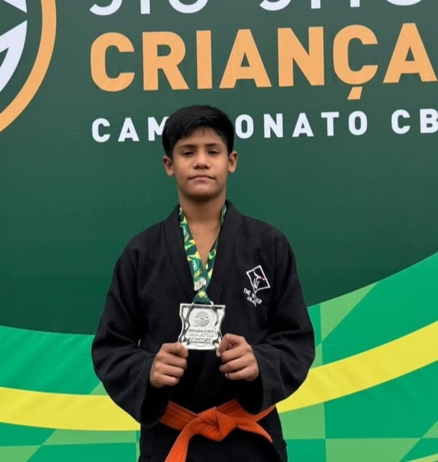Roraimense supera lesão e sobe ao pódio do Campeonato Brasileiro de Jiu-Jitsu