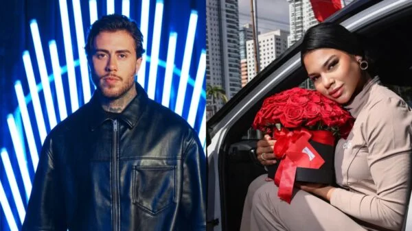 MC Daniel envia buquê de rosas para influenciadora paraense Lia Mendonça