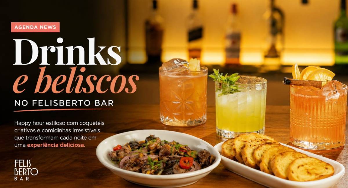 Agenda News: Drinks e beliscos no Felisberto Bar