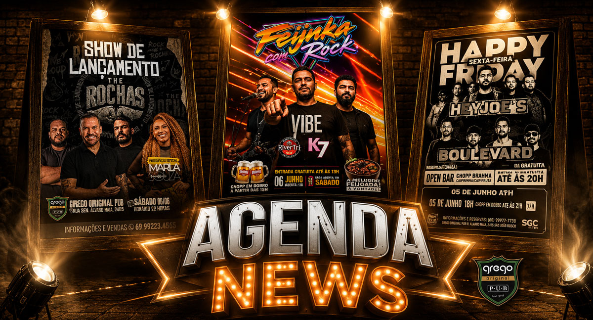 Agenda News: Chama a galera pro Grego Pub