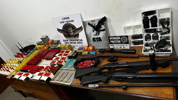 Arsenal com mais de mil munições e armas é apreendido em operação em Macapá – SelesNafes.com