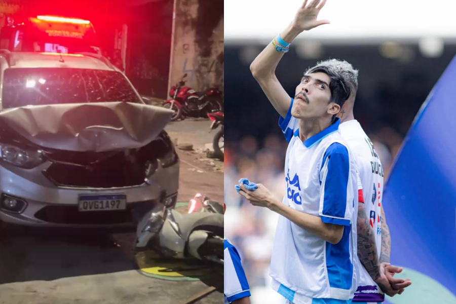 Quatro pessoas ficam feridas após caminhonete invadir rua na Sacramenta; Pampam da Terror está entre as vítimas