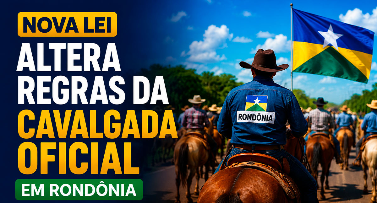 Nova lei altera regras da Cavalgada Oficial em Rondônia e fixa limite de 4h30 para desfile