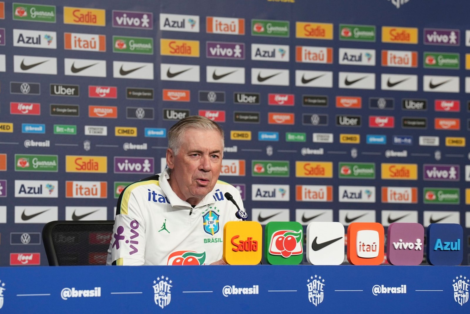 Brasil x Egito: Ancelotti promove três mudanças entre os titulares