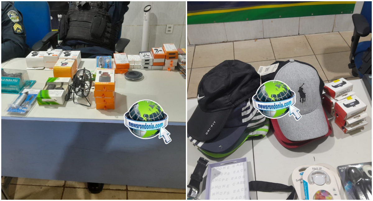 Vigia noturno detém suspeito de arrombar loja de celulares
