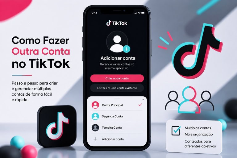 Como Fazer Outra Conta no TikTok