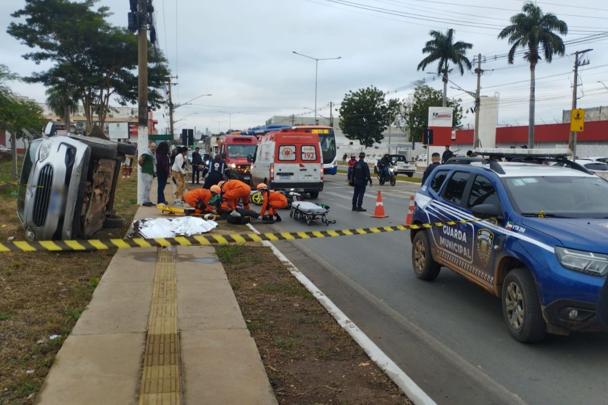 Mulher morre atropelada em batida entre 4 veículos em VG; vídeo…
