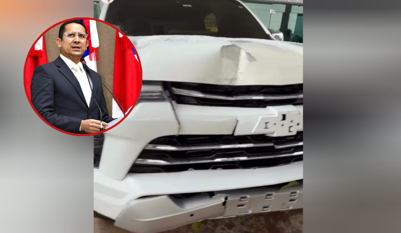 Deputado Daniel Almeida sofre acidente de carro na rodovia AM-070