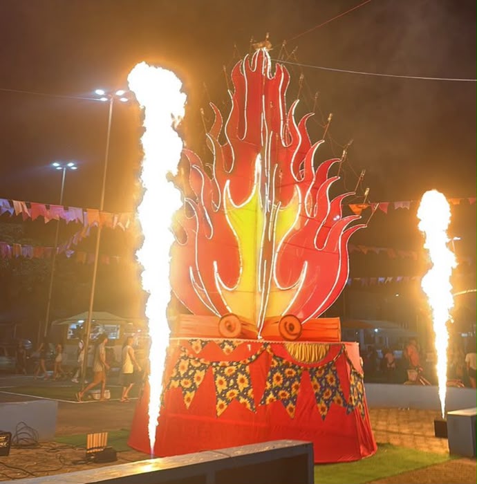 Forrozão Tartarugal começa com fogueira de 8 metros e show pirotécnico – SelesNafes.com