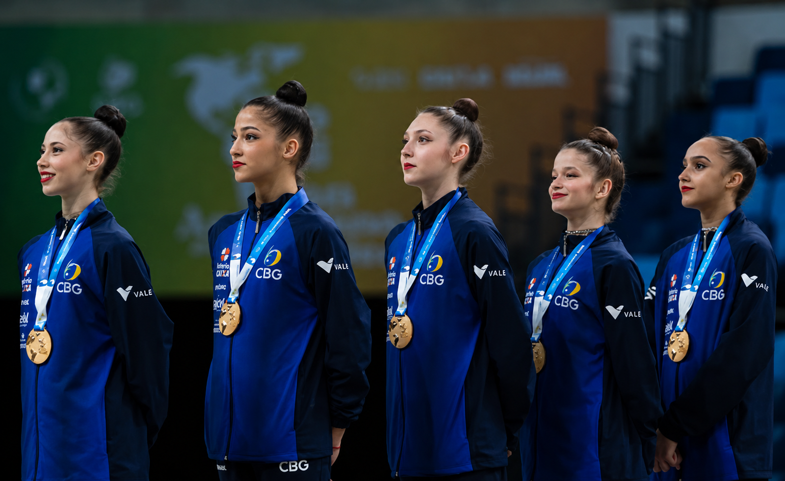 Brasil conquista ouro de ginástica rítmica ao som de Joelma