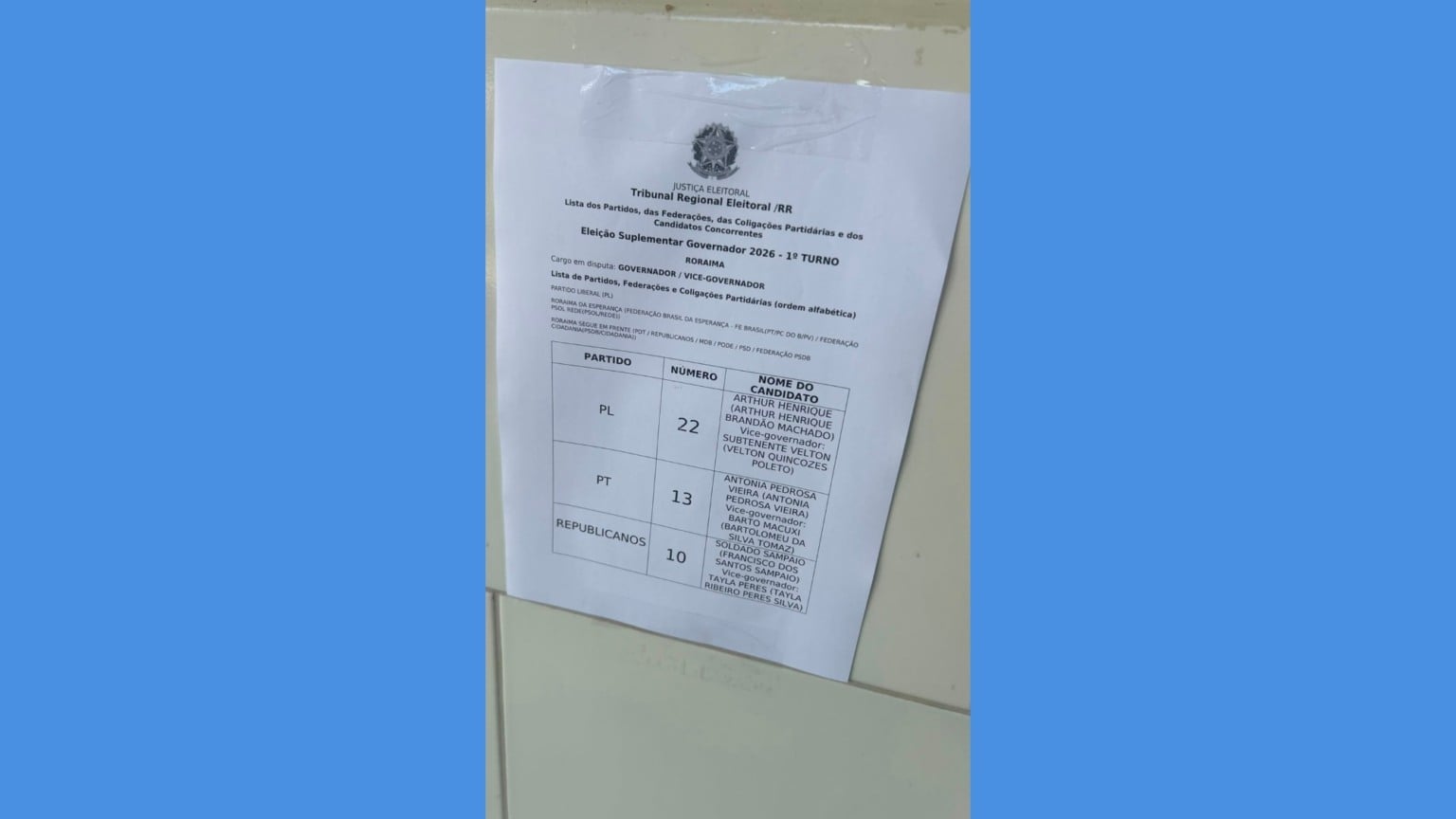Portas de seções não colocam Arthur Henrique como ‘sub judice’ e apresentam Antônia Pedrosa em vez de Nelita Frank