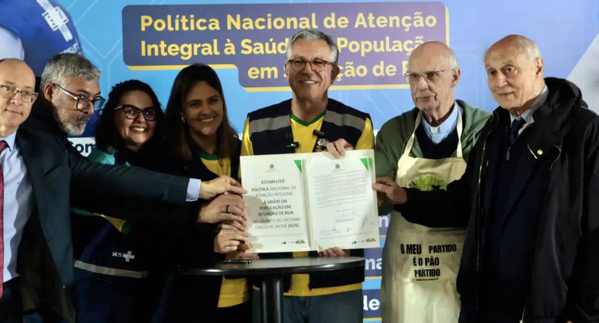 Governo lança política nacional de saúde para população em situação de rua