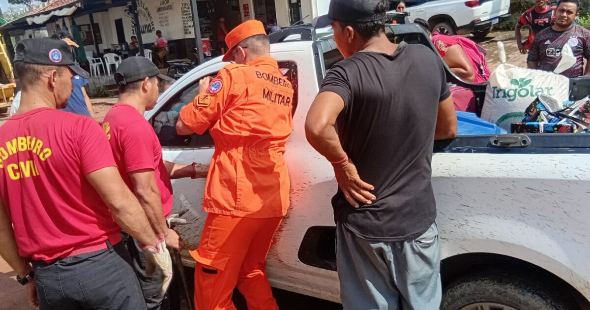 Idosa de 108 anos fica presa dentro de carro no AM e família chama bombeiros