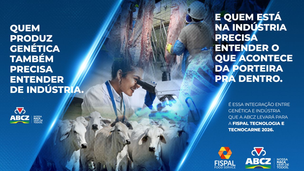 ABCZ destaca integração entre genética e indústria frigorífica na Fispal Tecnologia e TecnoCarne 2026