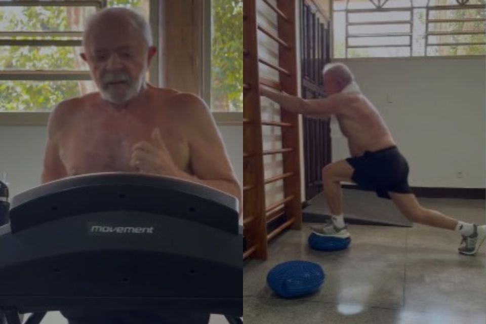 Vídeo: rotina de exercícios de Lula durante o feriado chama atenção