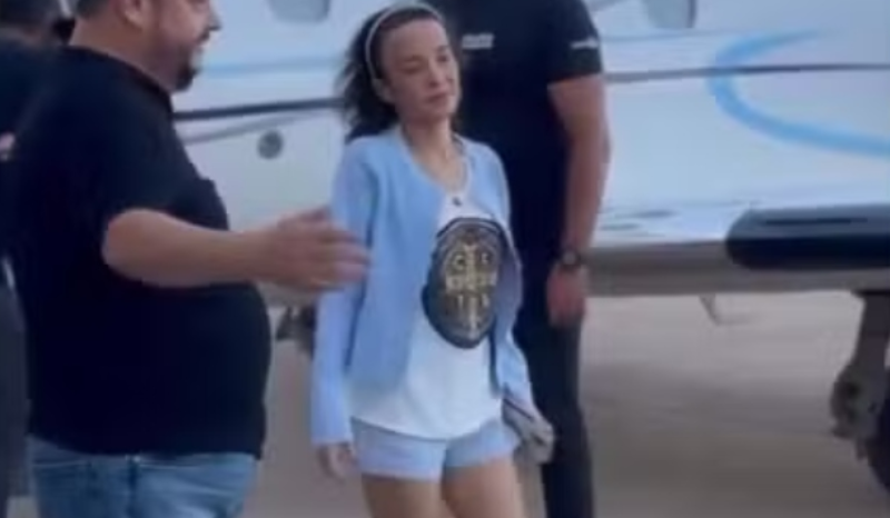 Cantora Maiara chama atenção em chegada a show e vídeo viraliza; VEJA