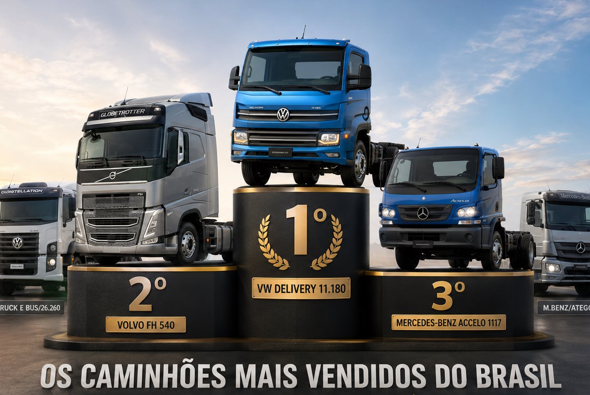 Conheça os caminhões mais vendidos do Brasil em maio