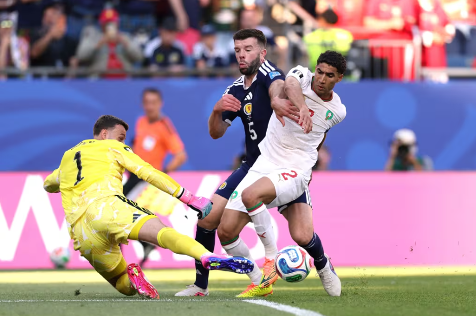 Com gol no relâmpago, Marrocos derrota Escócia pelo grupo do Brasil